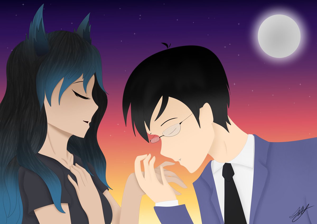Jaymeemoonbeam's tweet photo. @akidearest hereโs my small fanart of you x Kyoya! #akidearest #akifanart #akidearestfanart https://t.co/DgD7T0NMGU
