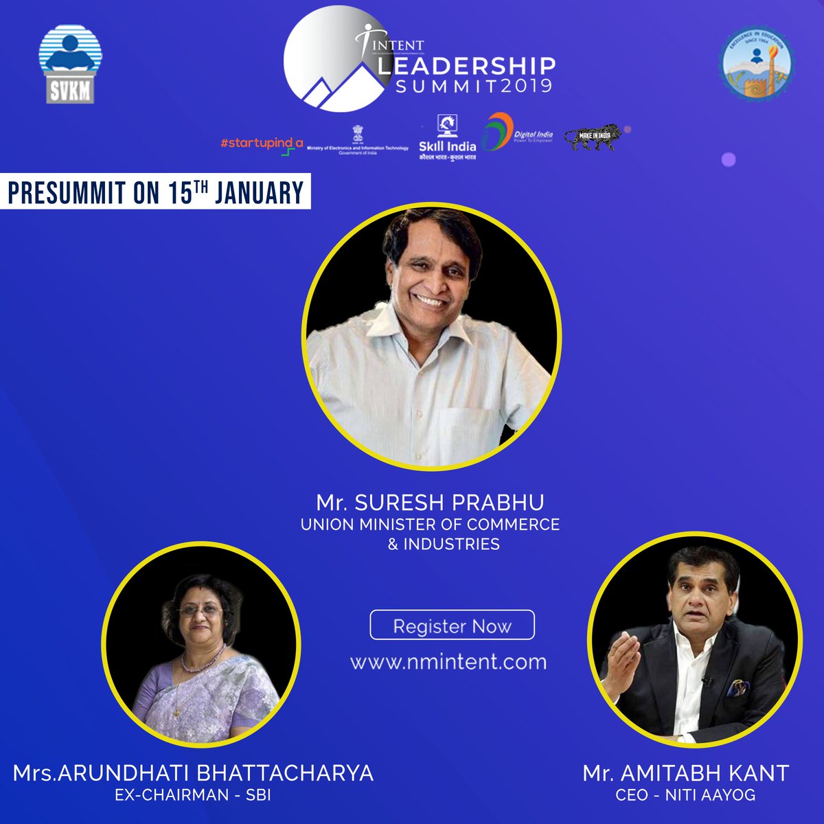 IntentNm's tweet photo. Intent ,E-Cell of Narsee Monjee College was privileged to have such unconventional,path-breaking &amp; eminent personalities to enlighten us at our Pre-summit held on 15th January2019.#nmintent #leadershipsummit2019 #exploreyourwhy #beanintentrepreneur https://t.co/leWz7ciI0Z