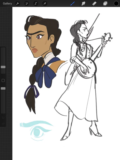 we played a western dnd session last night and it was,,, so sad,,, i love my character josefina sm so heres some doodles and a sad comic 