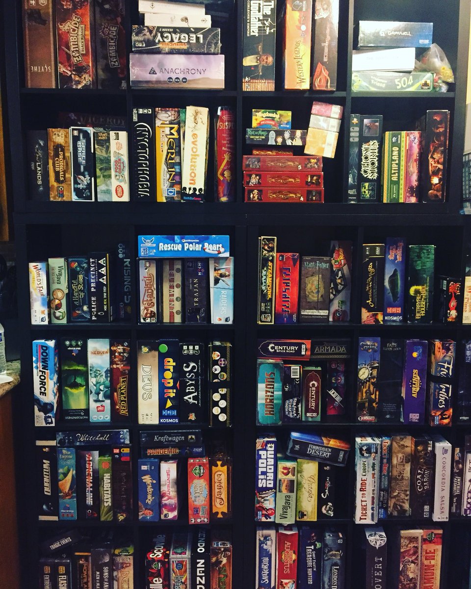 themultiplayer3's tweet photo. We have over 400+ here is just a few of our #boardgamecollection #boardgames https://t.co/nLvxawR7z5