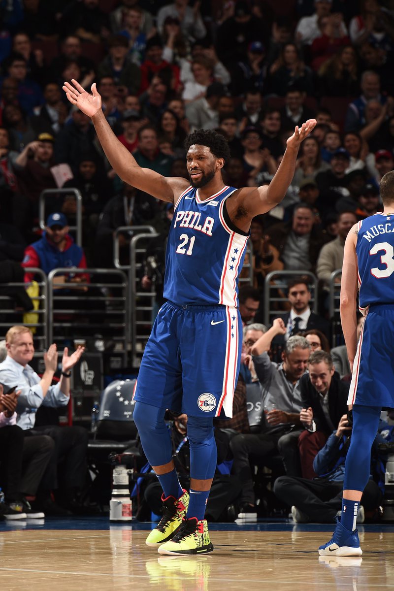 Joel Embiid (@JoelEmbiid) on Twitter photo 16/01/2019 03:15:53 It was an honor to be part of the 3rd stringers and get a win against real NBA starters #TheProcess It was an honor to be part of the 3rd stringers and get a win against real NBA starters #TheProcess