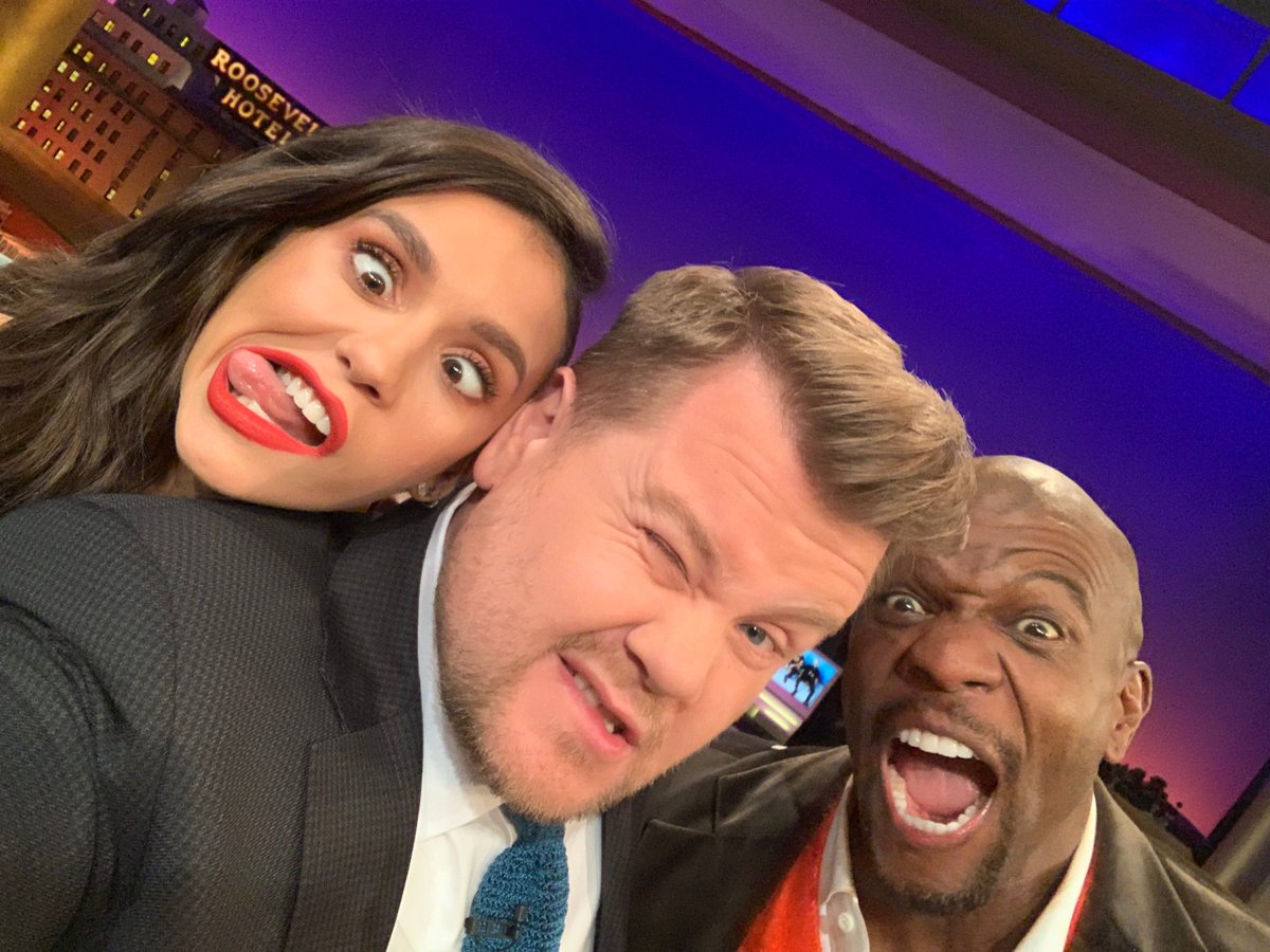Bringing Late Late Energy into 2019 (@latelateshow) on Twitter photo 16/01/2019 03:24:27 .@ninadobrev and @terrycrews are on tonight's #LateLateShow and NOBODY IS HAVING A GOOD TIME. .@ninadobrev and @terrycrews are on tonight's #LateLateShow and NOBODY IS HAVING A GOOD TIME.