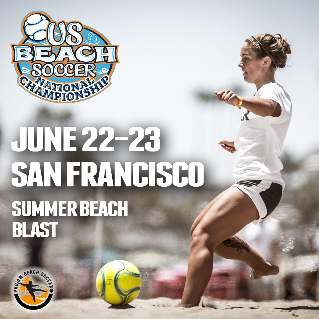 Don't miss our 2019 Summer Beach Blast in San Francisco 🌉⚽️
#soccertournaments #soccerseason #summerbeachblast #professionalsoccer #amateursoccer #soccerplayers #girlpower #soccergirls #coedsoccer #futbolplaya #beachsoccer #sanfrancisco #bayarea #soccerteams