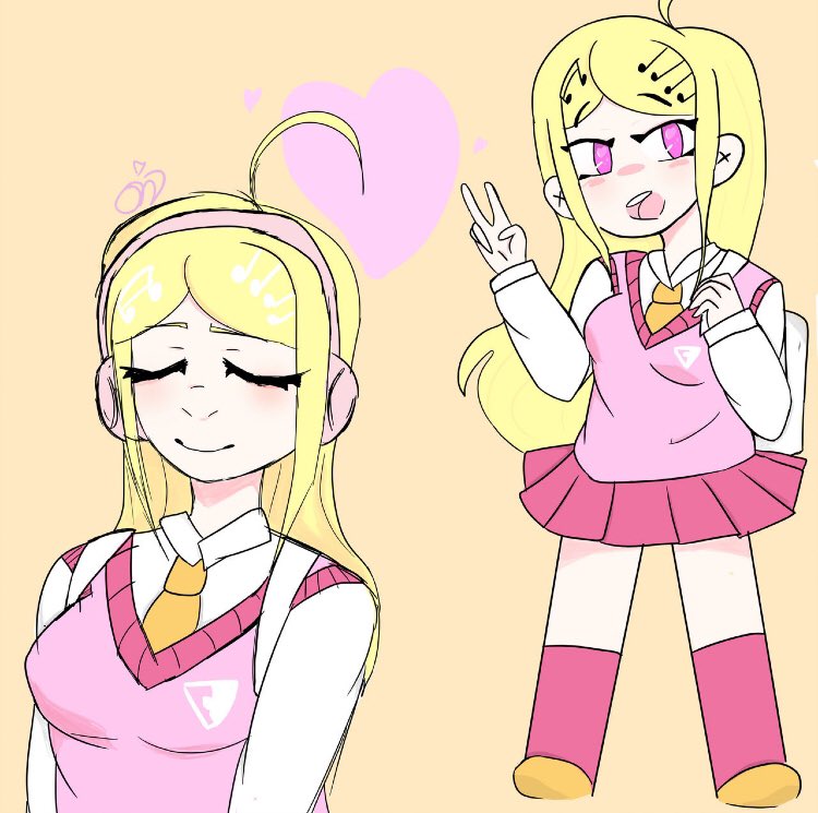 Oniicos1's tweet photo. Kinning way too hard #kaedeakamatsu #danganronpa #danganronpav3 #DRV3 #art #fanart https://t.co/B3EQJLWIHV