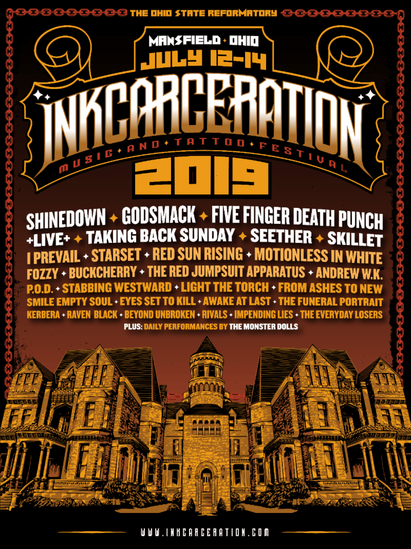 rockallphoto's tweet photo. INKCARCERATION Music and Tattoo Festival Announces Massive 3-Day Line Up!!! @InkcarFestival #inkcarcerationfestival #inkcarceration #mansfieldreformatory #musicfestival #musicandtattoo @adrenalinepr https://t.co/K0fzm0Rpqy https://t.co/wmHBM6cojF