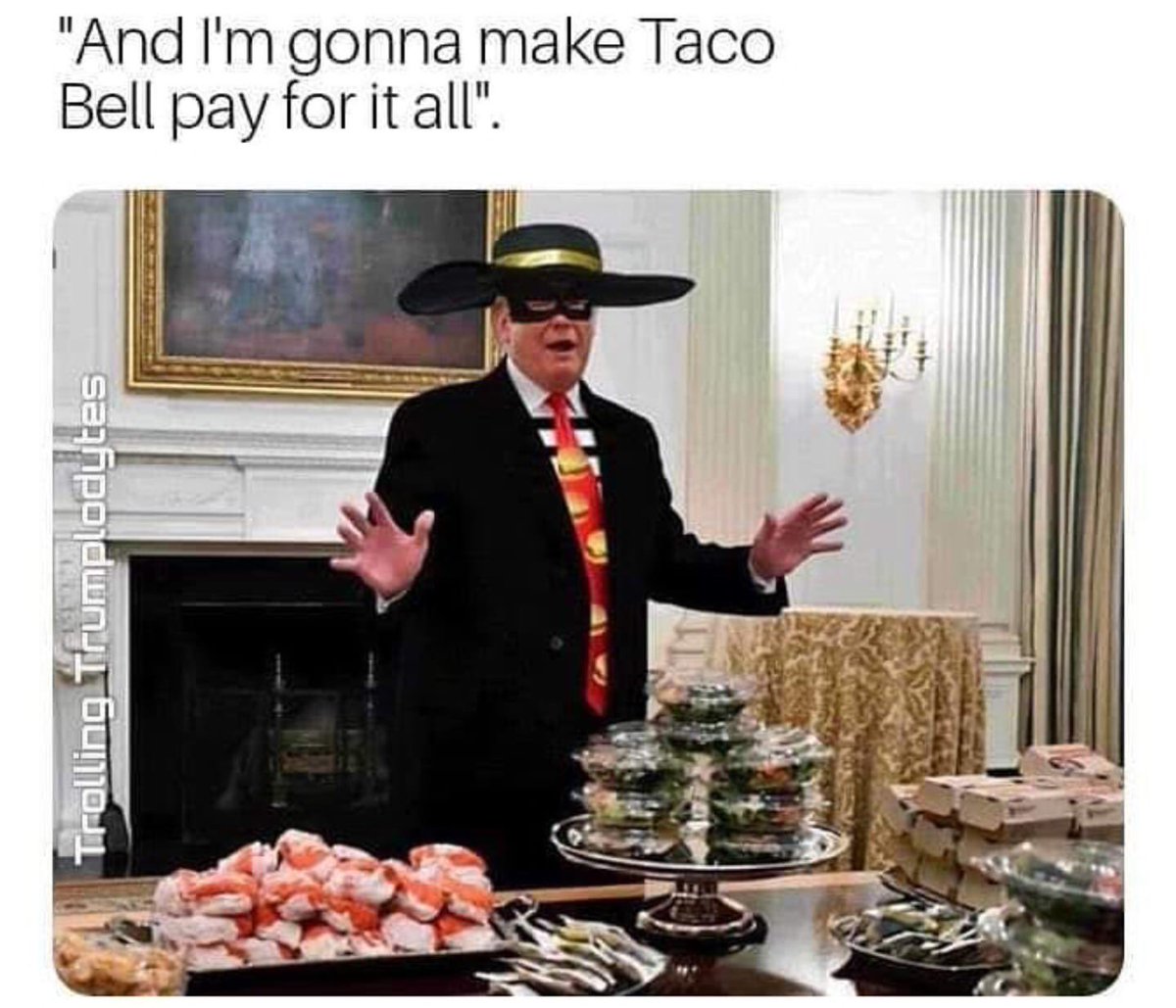 #WhiteHouseDinner #Clemson #TacoBell #BurgerKing #Pizza #Mcdonalds #FootBall #Champions #GovernmentShutDown #CheapPop #CheapPops #Memes