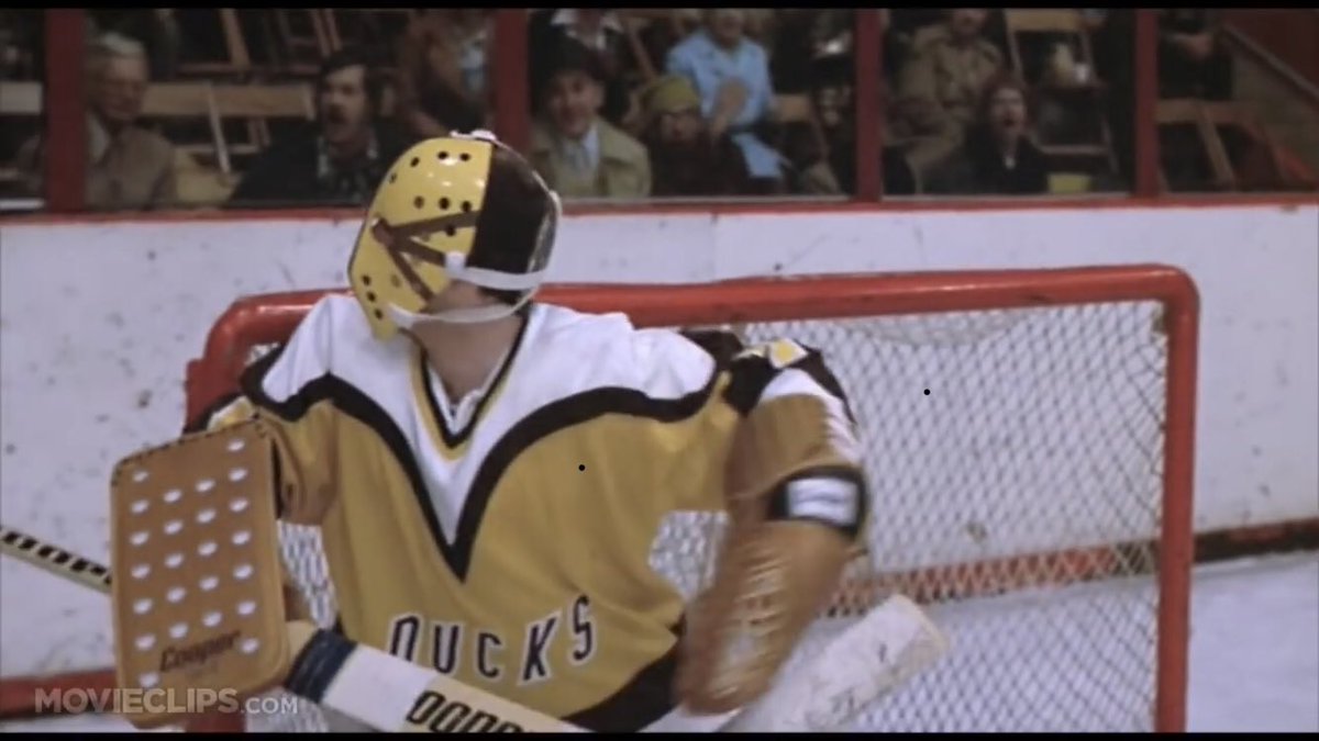 priz72's tweet photo. Alex Stalock is dancing around the crease like Hanrahan in the movie Slapshot. Fun to watch. #wild #tendy https://t.co/Z58ivZZXaL