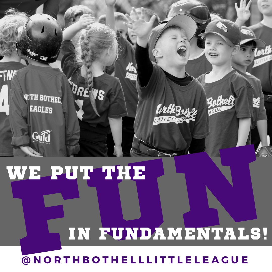 NorthBothellLL's tweet photo. T-Ball is about introducing young players to the game with skill development and fundamentals. It also comes with new friendships and a lot of fun!! ⚾️🌟 NO LATE REGISTRATION FEES for T-Ball :: Tell Your Friends &amp; Register for the 2019 Season! #northbothelllittleleague #playball https://t.co/YT9Mvgm7MC