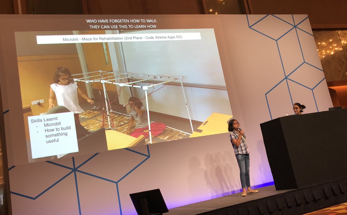 At #MSIgniteTheTour two young sisters who already developed dozens of apps demonstrate what it truly means to democratize #AI #DiversityandTech