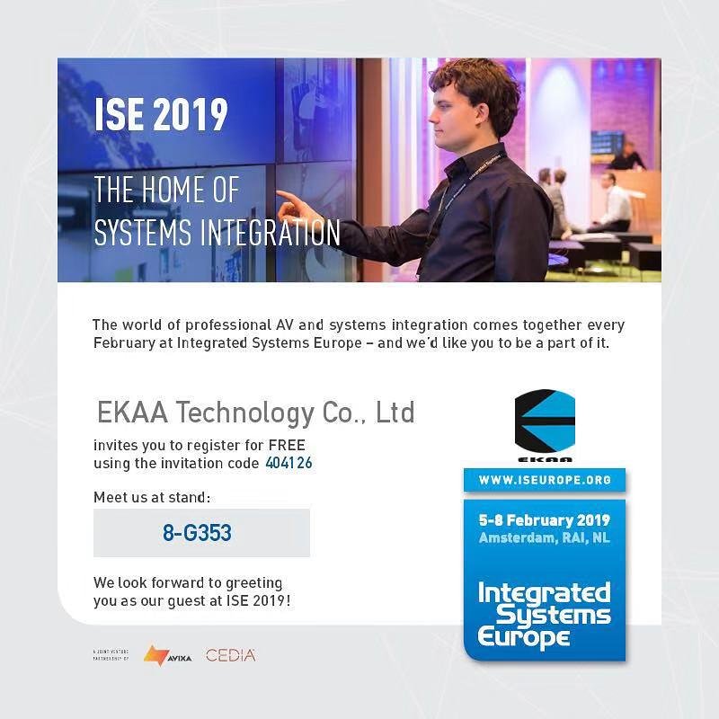 Look forward to seeing you there.
home:ekaa.net 
whatsapp:+86 17820551695
 #digitalsignage #lcddisplay #touchmonitor