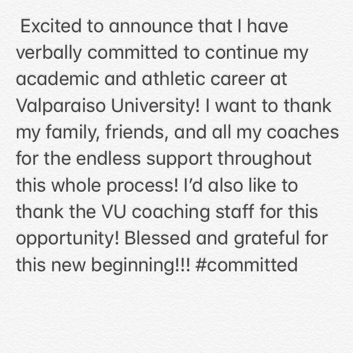 interrante_ava's tweet photo. @ValpoWBB 🏀🏀#commited https://t.co/D1LadCV8Jq