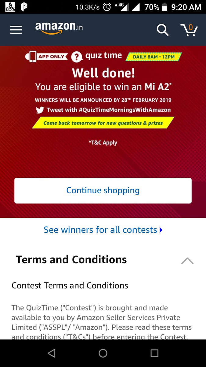 ABCD25547563's tweet photo. #QuizTimeMorningsWithAmazon

I am waiting https://t.co/wvNEddchBk