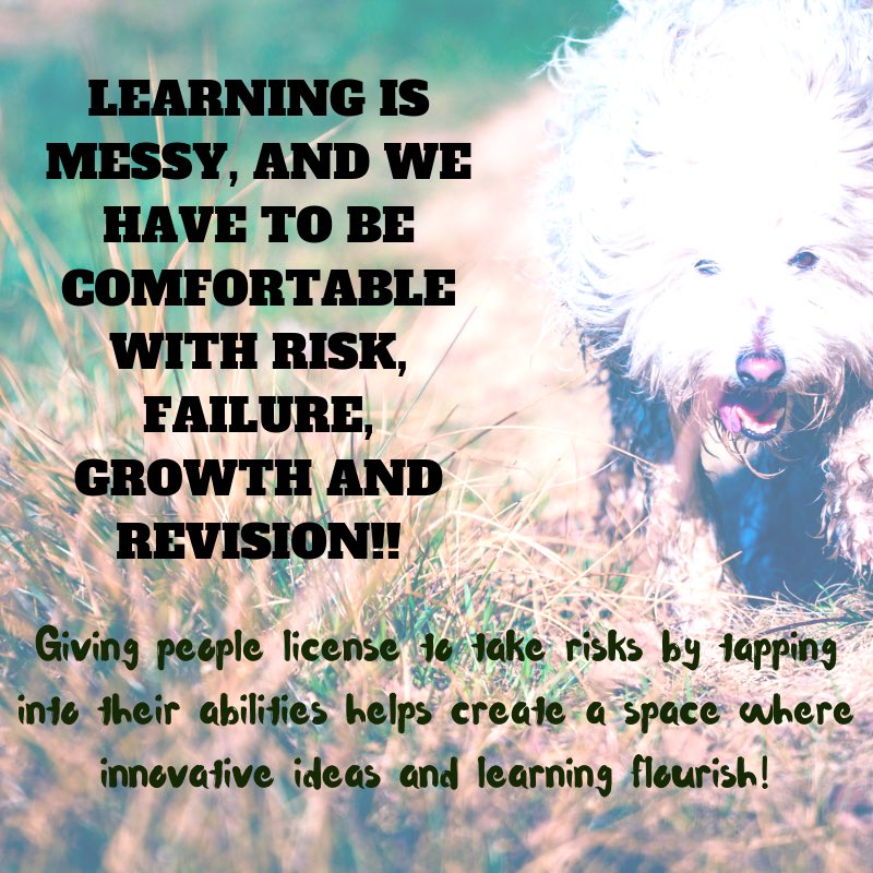 morganmm24's tweet photo. @Eklapatauskas @OWSchoolDist @gcouros Learning doesn’t look the same for everyone, let’s let ourselves and our students take risks no matter how messy in order to show growth! https://t.co/C2BFVoP1Kg