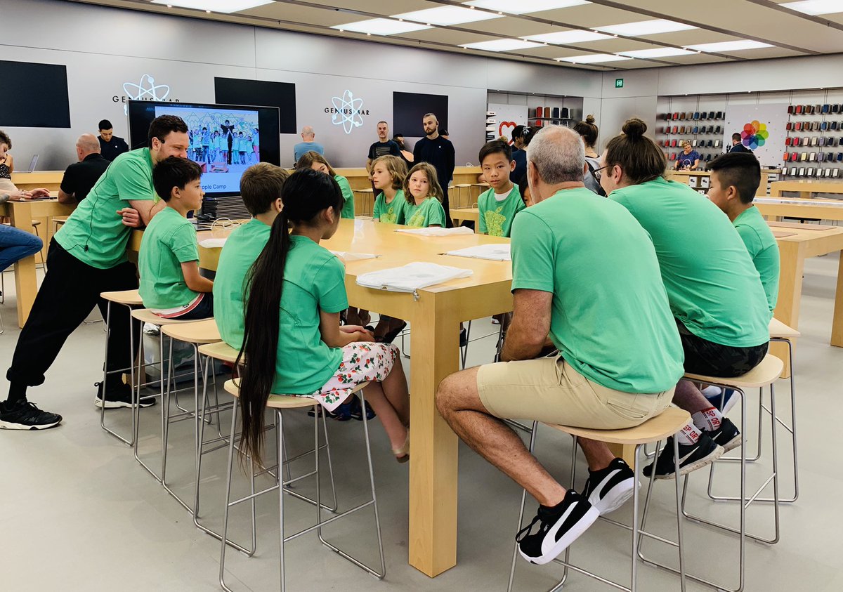 FiveAbroad's tweet photo. Free #Apple coding #camp over the summer holiday, so cool! https://t.co/sxU3CCnnSO