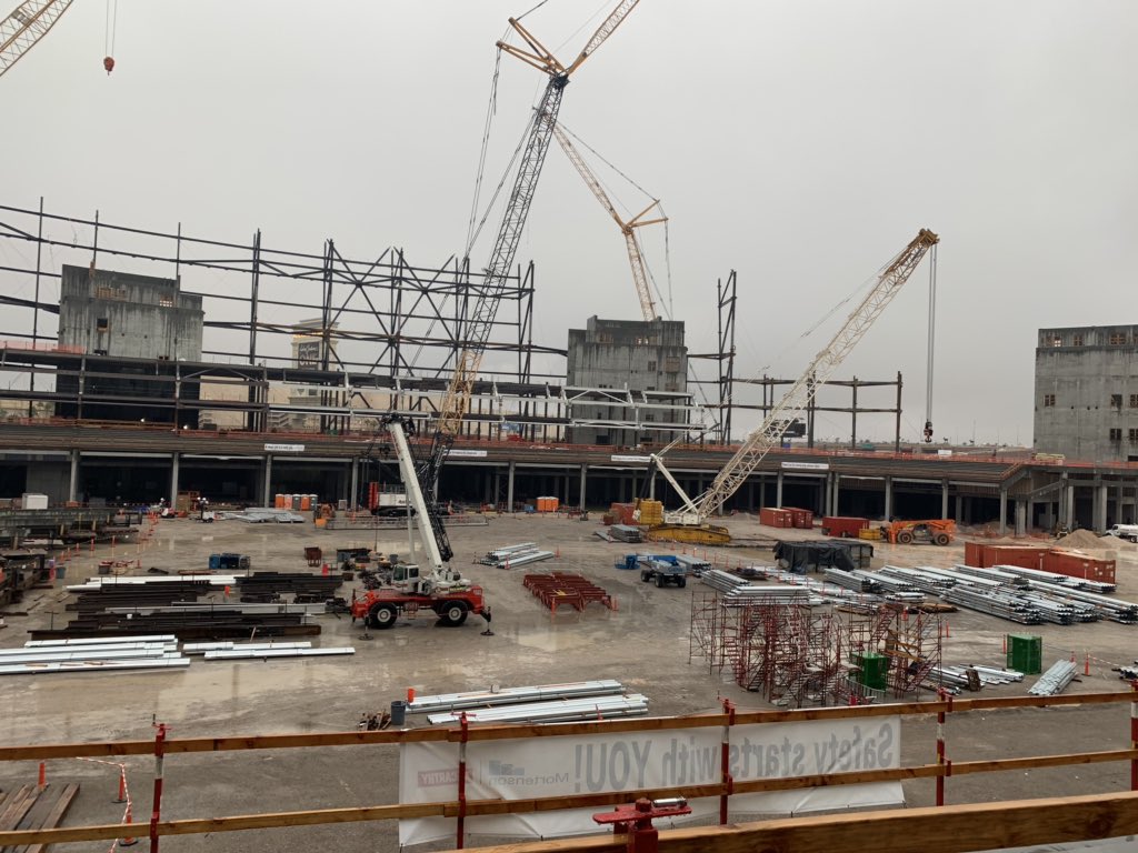 Visited the @LasVegasStadium for the first time. They are doing incredible work as the build the future home of the <a href="/Raiders/">Las Vegas Raiders</a> and <a href="/unlvfootball/">UNLV Football</a>!