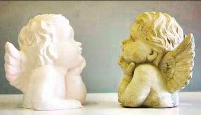 3dYeap's tweet photo. Can you see the difference #sclupture #architecture #stucco #3dprinter #3dprinted #3dprinting #angel #white #comparison ##diffrences #equivalent https://t.co/leNt6BloDj