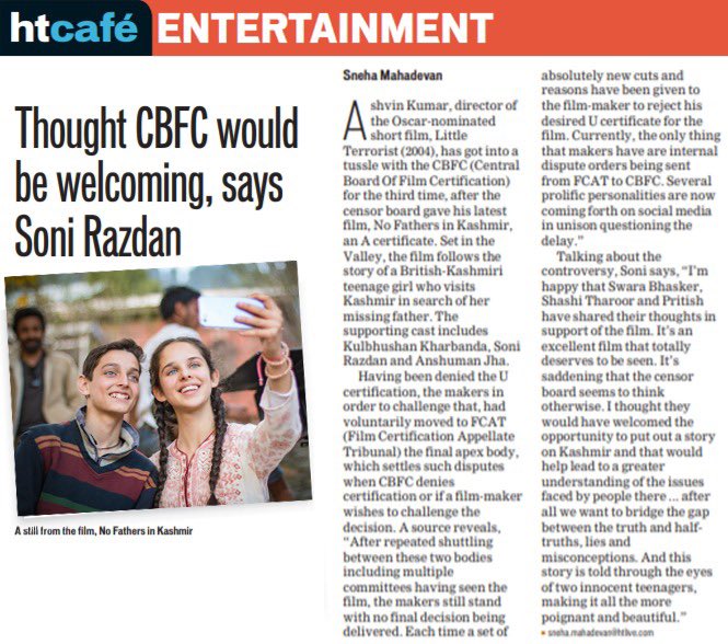 Soni_Razdan's tweet photo. Ashvin @ashvinkumar knows Kashmir so well. That’s the first thing I thought when I read this script. And that’s exactly why I so wanted to be a part of this project. For once I felt that here is a film that doesn’t pretend ... doesn’t mislead ... and most importantly doesn’t lie. https://t.co/nYeIOMIFXg