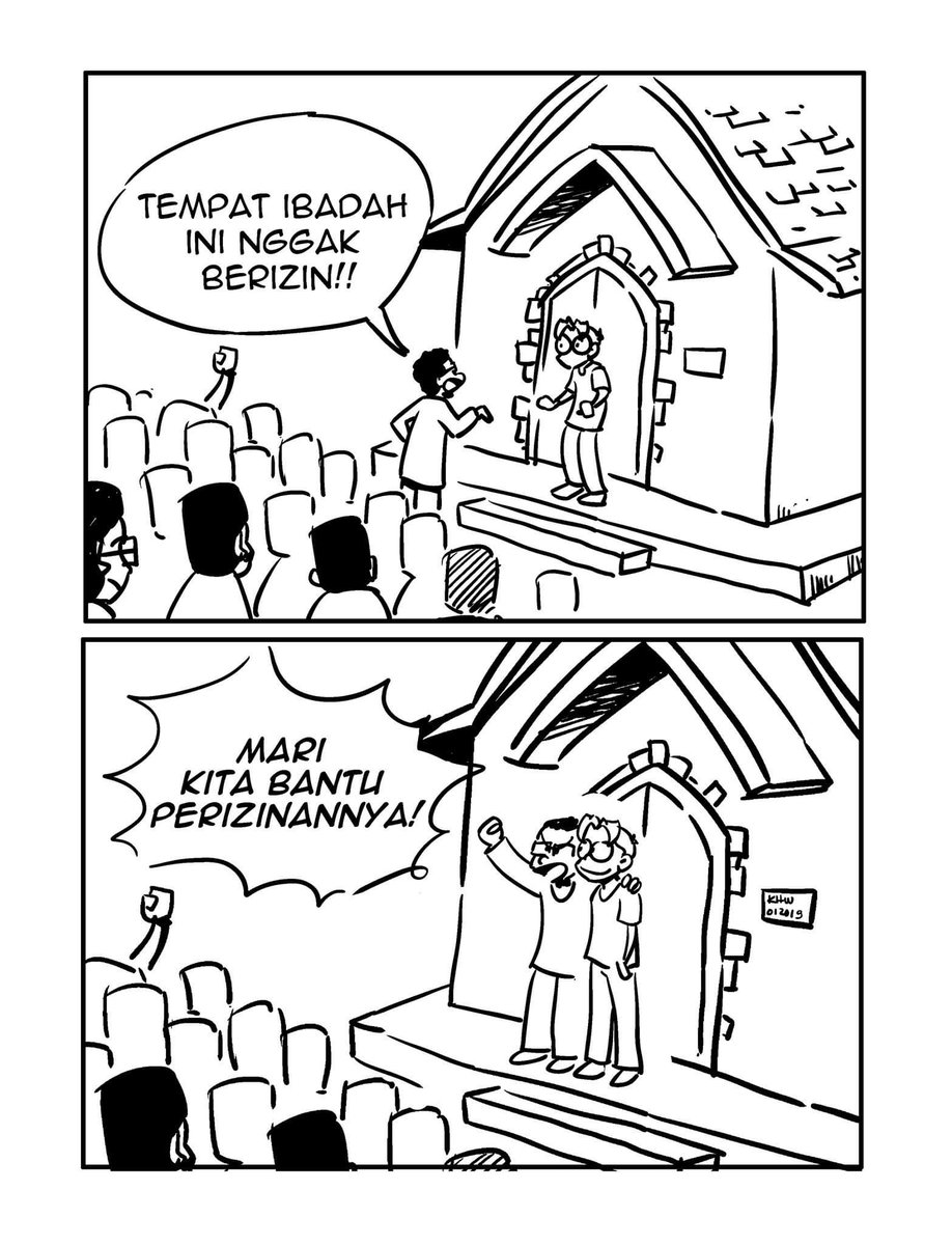 tiyokpras's tweet photo. Komik 2 panel karya Kurnia Harta Winata https://t.co/AchCylaSJs