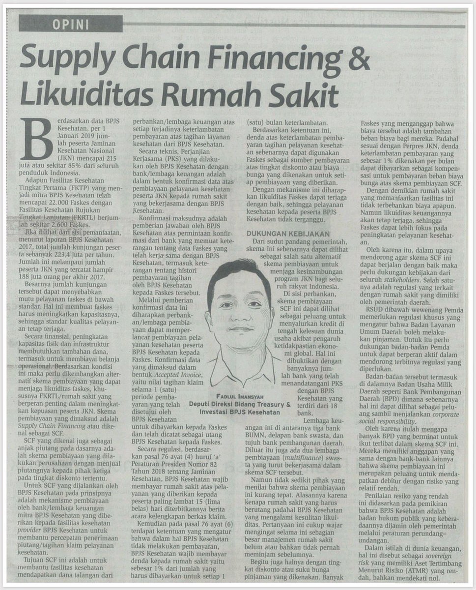 Bisnis Indonesia, 16 Januari 2019.