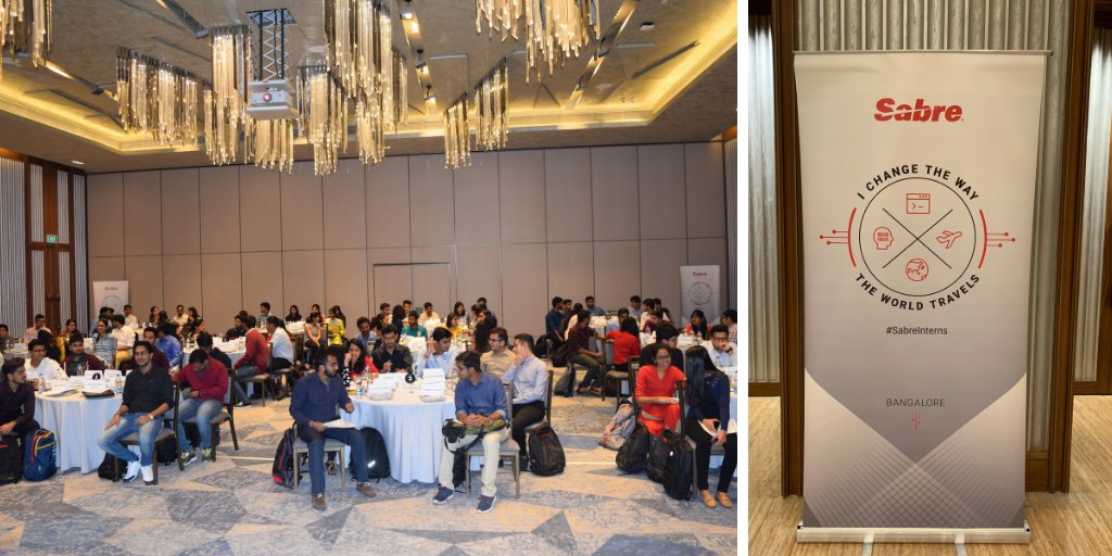 Sabre_Corp's tweet photo. Hope you're catching the updates from our #SabreInterns2019. It's been a technology-filled week since we kicked off Intern Boot Camp 2019 for our largest group of interns ever to join our Bangalore development center. #SabreIndia #ITransformTravel https://t.co/5yhV0jveHl