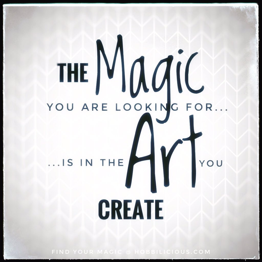 iamHobbilicious's tweet photo. Ok, we know the week is dragging and it’s still only half way through, so how about a little uplifting insight?!  Go and #unleashyourimagination  #InspireALL #hobbilicious #mixedmedia #craft #smallfamilybus https://t.co/qSlHyuwO6m