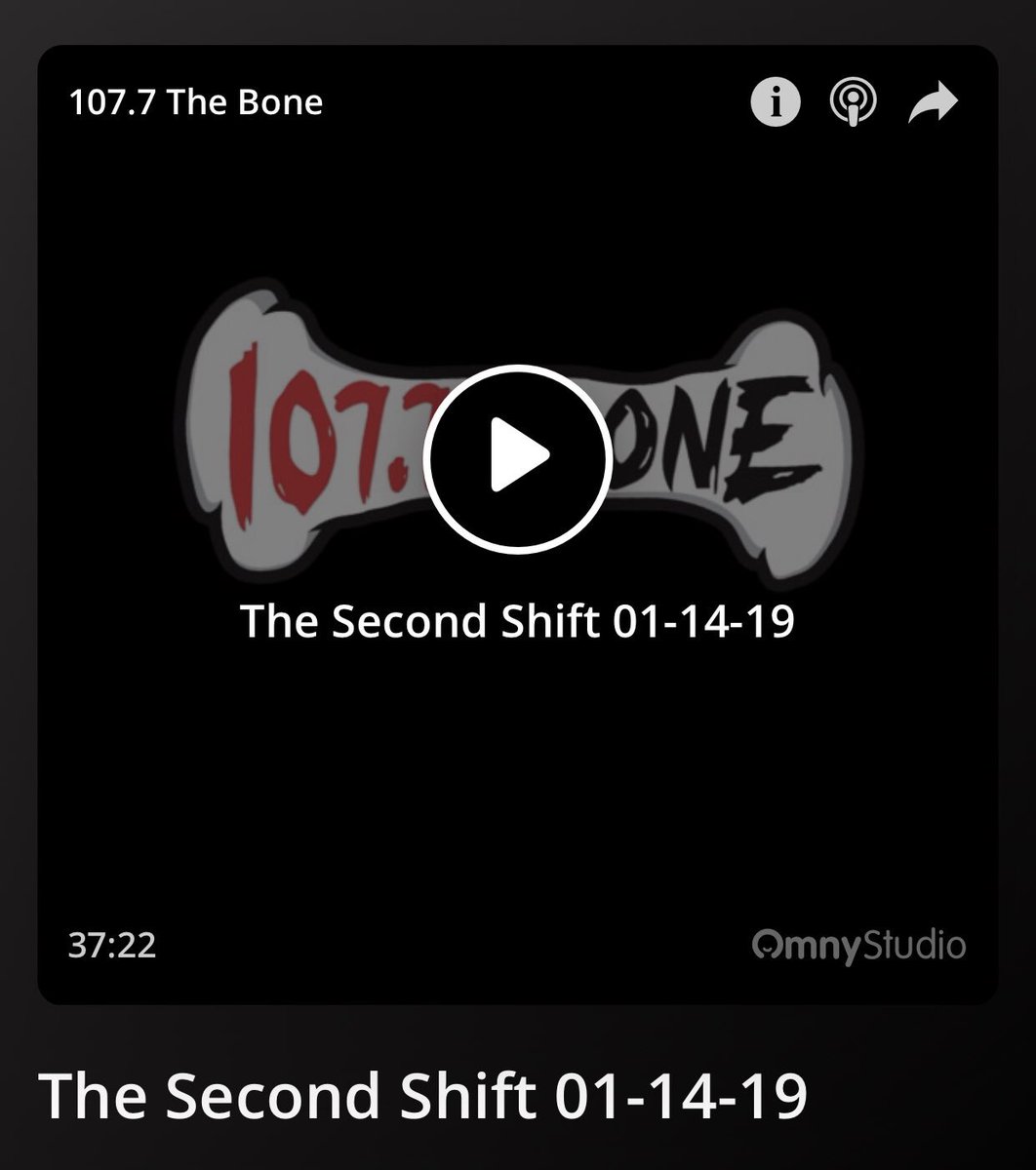 BabyHuey83's tweet image. New episode of @The2ndShift is out now, I revealed to @chasta what is on my 19 for 2019 list. Subscribe to @1077TheBone’s podcasts on iTunes or Stitcher.
▶️ omny.fm/shows/107-7-th… #1077TheBone #TheSecondShiftPodcast #TheSecondShift #SecondShiftLive #Podcast #BayArea