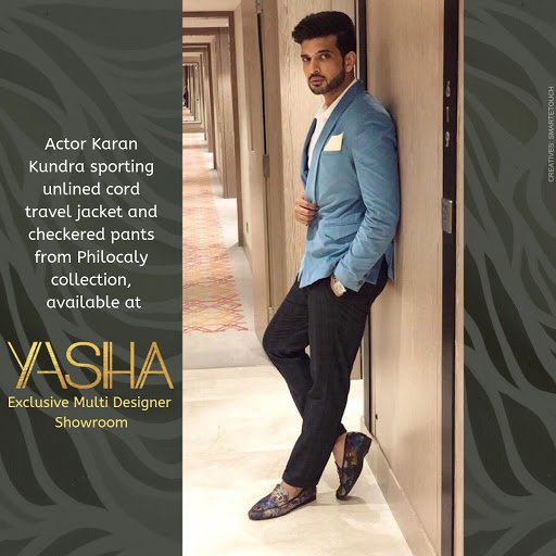 yashacouture's tweet photo. Actor Karan Kundra sporting unlined cord travel jacket and checkered pants from Philocaly collection, available at our Exclusive Multi Designer Showroom, Yasha.
#Yasha #KaranKundra #Menswear #Philocaly #trending https://t.co/uqbIvoGmL1