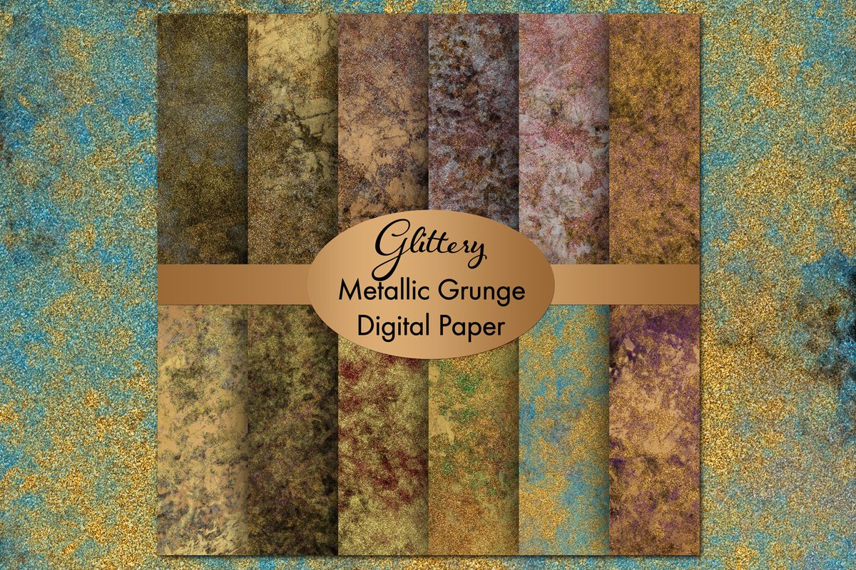 Glittery Metallic Grunge Digital Paper - 12 Image Set (Affiliate link):
https://bit.ly/2Cotdhg
#Glitter #digitalart #designer #artist #designs