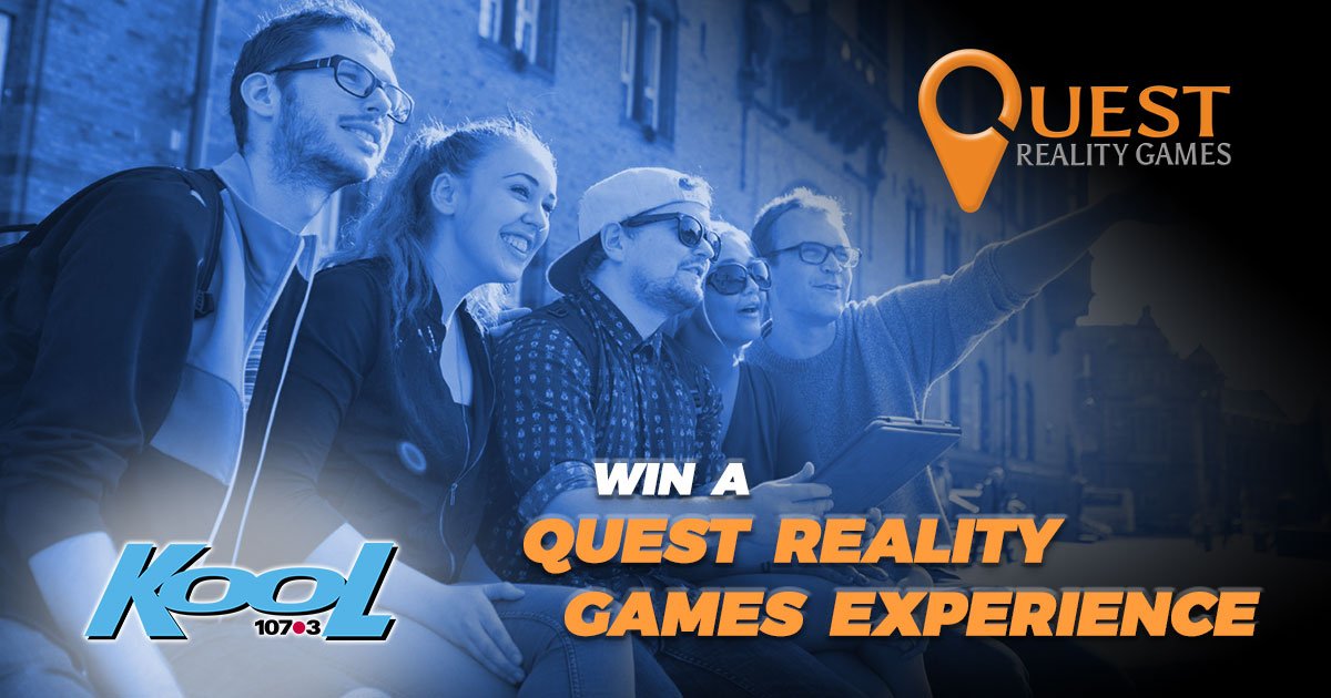 Quest Reality Games is downtown Victoria's coolest game hub and they're giving you the chance to experience it for yourself with 3 friends! Tune in weekdays for your chance to win!
