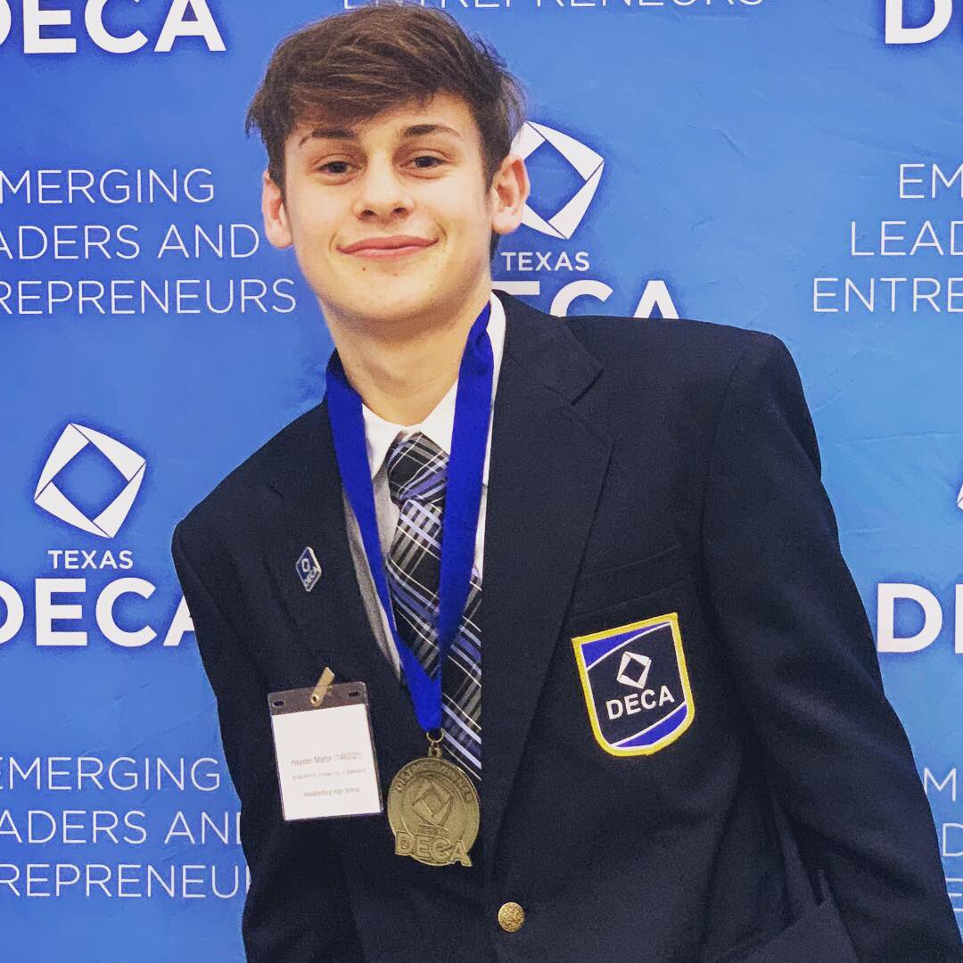 WHSRooDECA's tweet photo. WHS DECA did AWESOME at district! Let’s get ready for State! #TexasDECA #D7CDC #ReadyForIt https://t.co/sBXASI56x1