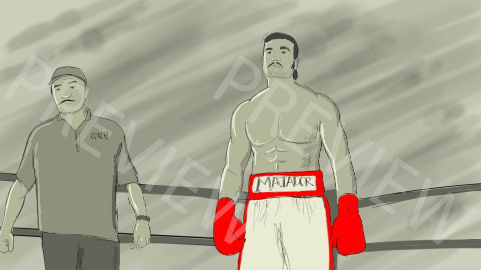 NitorisMedia's tweet photo. Aaron meets "El Matador".
#PSVita #sony #vitaisland #gamedev #indiedev #indiegame #boxing #sports #drama https://t.co/Rnj34P54ad