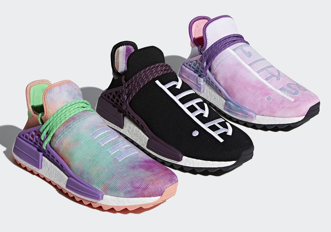 adidas NMD Hu Trail Pharrell Now Is Her Time Light Pink