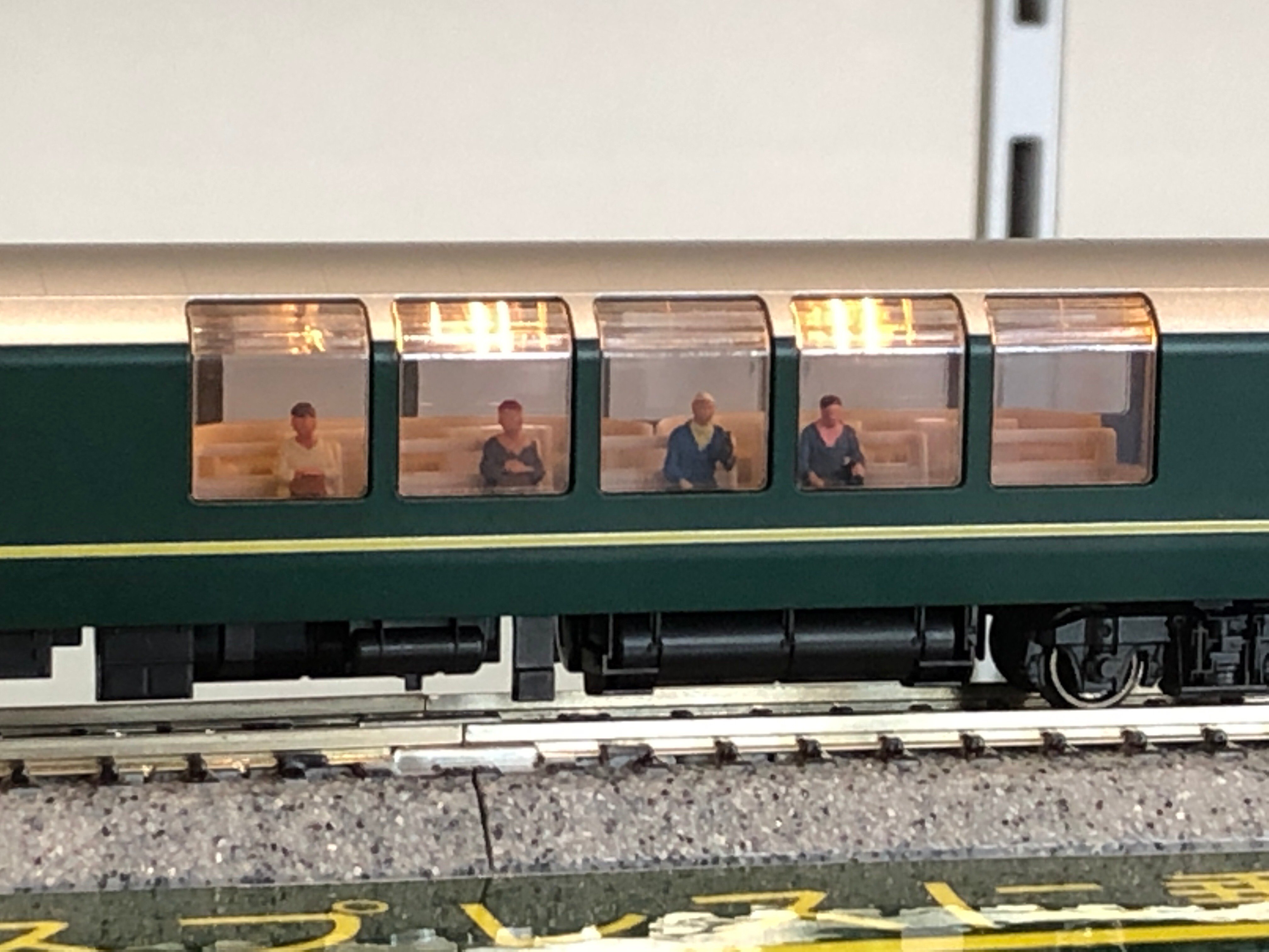 トワイライトエクスプレス　スロネ25 車番プレート トワイライトエクスプレス スロネ25 車番プレート トワイライト