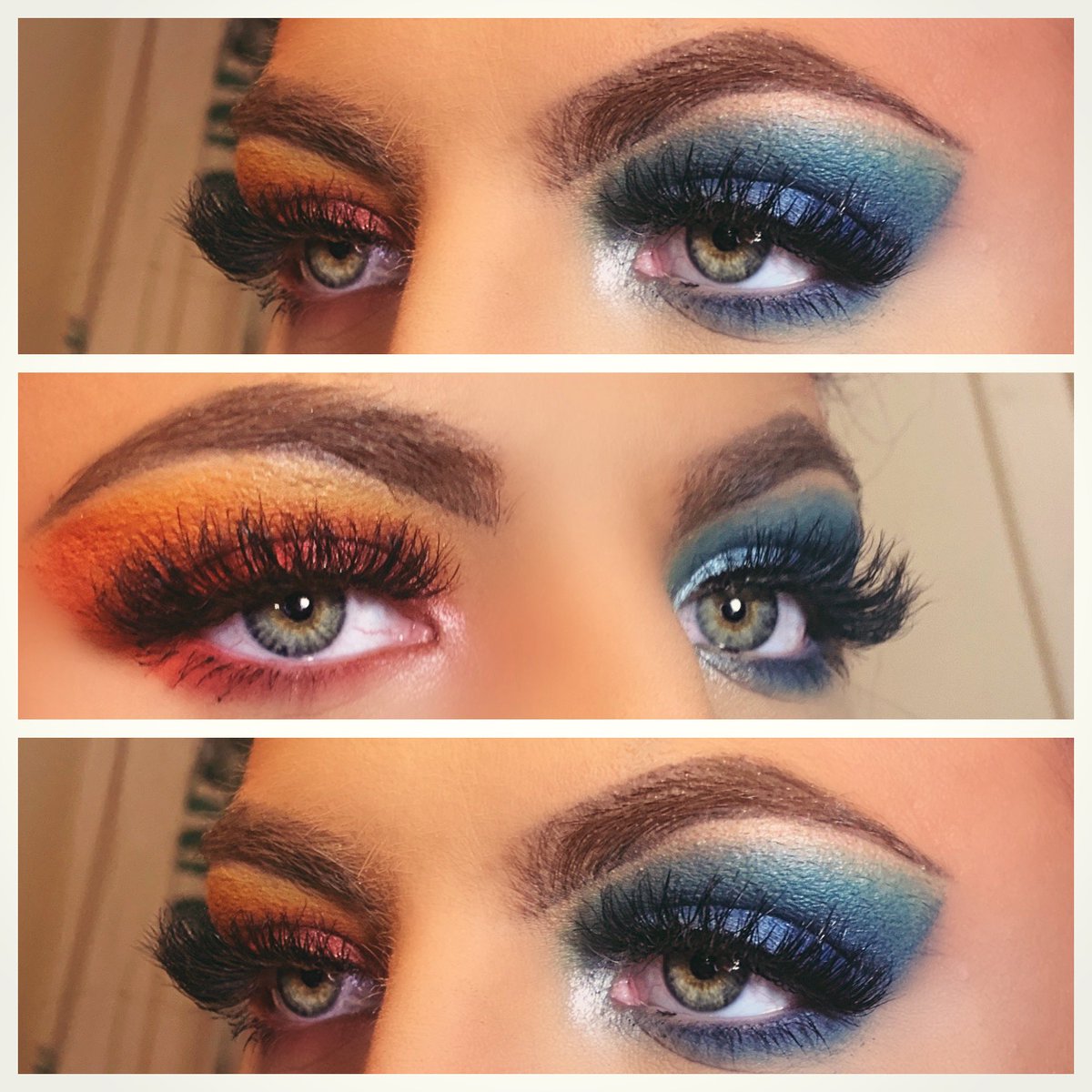 Fire & Ice 🔥❄️ @jamescharles
#makeupartist #jamescharlespalette