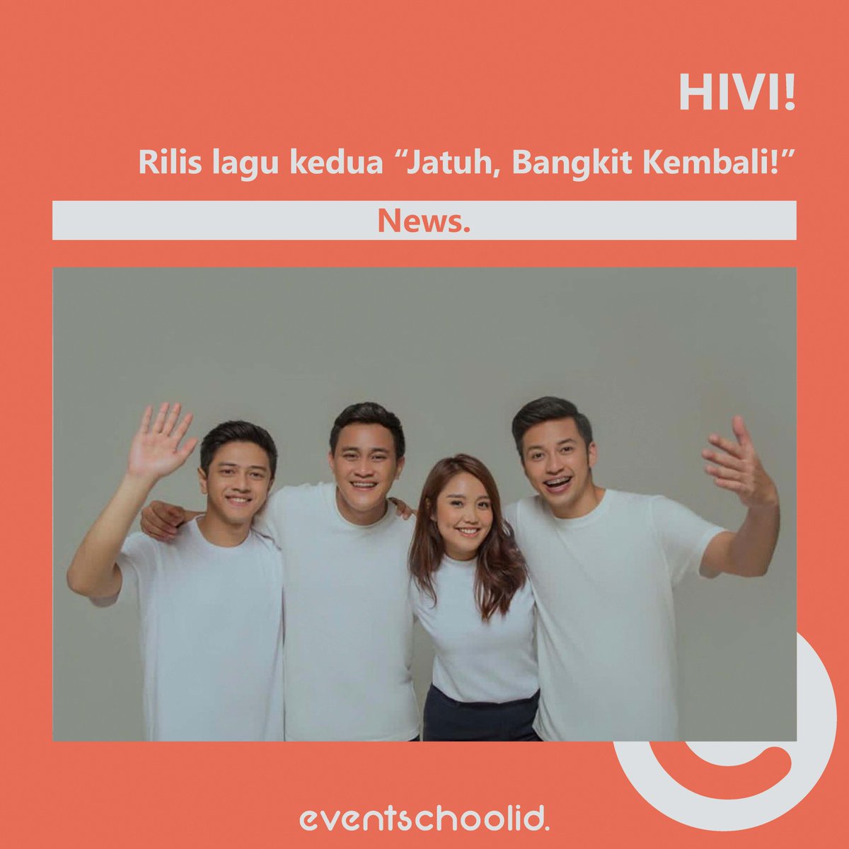 Kuartet pop <a href="/sayhivi/">HIVI!</a>, baru saja (15/1) merilis single kedua “Jatuh, Bangkit Kembali!” yang akan dijadikan sebagai album ketiga nya nanti. <a href="/tohpati/">tohpati ario</a> juga terlibat lagu ini sebagai produser musik mereka, Siapa yang tidak sabar menunggu album ketiga nya mereka ?