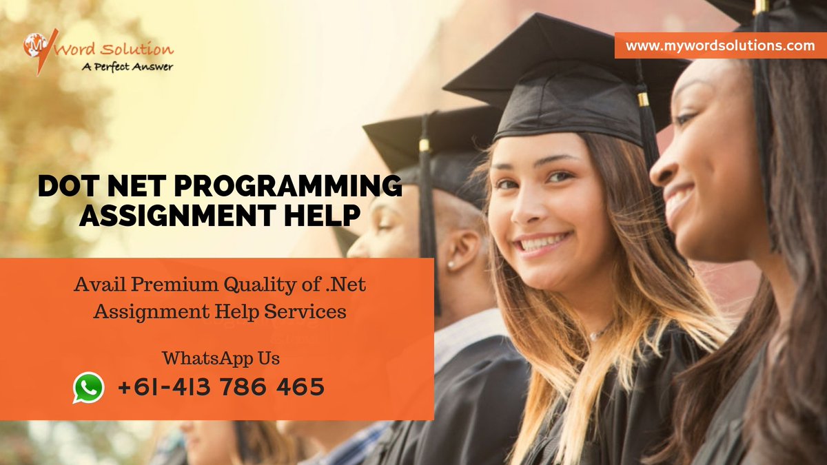mywordsolution's tweet image. Searching For Experienced .NET Programming Tutor? Get .NET Programming Assignment Help Assistance And Get A++ Grades!
mywordsolutions.com/content/dot-ne…
#dotnet #Programming #ProgrammingTutor #AssignmentHelp #Homeworkhelp #Assessmenthelp #OnlineTutor #LiveTutors #university