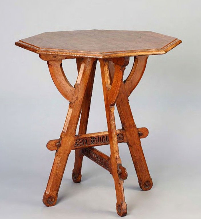 #octagonalsidetable, #edwardpugin.Ca.1850.
#awnpugin #pugin #augustuspugin #gothicrevival #edwardwelbypugin #gothicrevivalfurniture #oak #art #design #thegrange #gothictable #furnituredesign #ramsgate #enavant #furniture #thefineartsociety ©The John Scott Collection @FAS_London