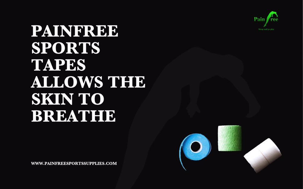 PainfreeS's tweet photo. Painfree Sports Tapes let’s your skin breathe 💨😀 #localbusiness #SupportBlackBusiness #sports #sportstapes #sportsscience please retweet for awareness. https://t.co/q5LHarHm2p
