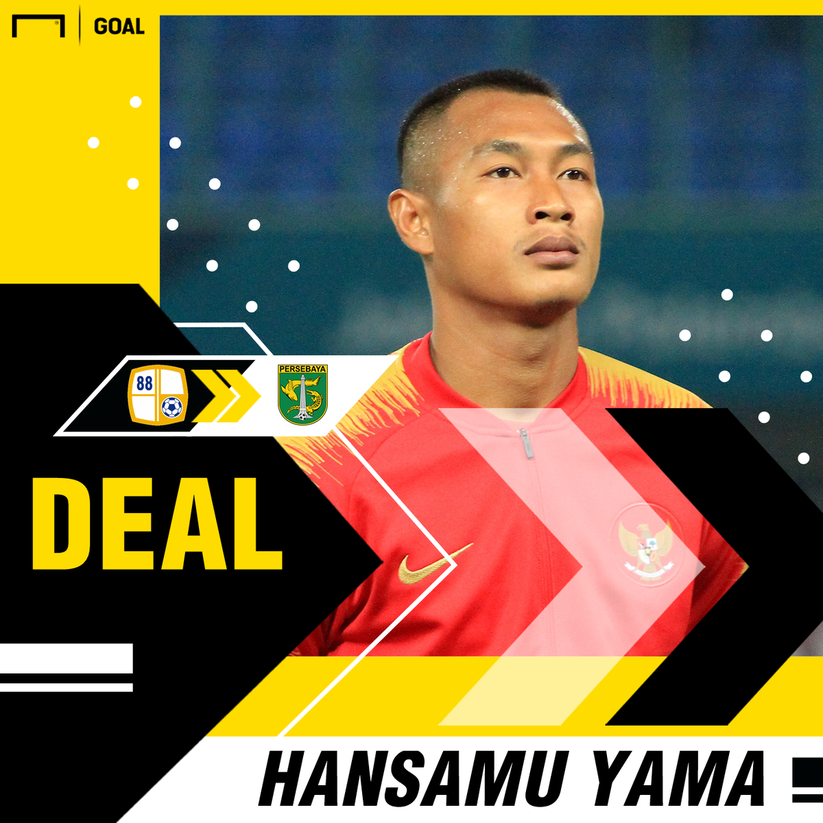 Goal Indonesia Hansamu Yama Pranata Resmi Gabung Persebaya Surabaya T Co Aiczrexvdd