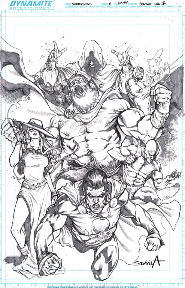 Pencil Cover Art for "Project Superpowers" by @SergioDavila007 #superpowers #projectsuperpowers #dynamite #dynamitecomics #nutopiaagency #comic #comicart #comicartist #comicbook… http://instagram.com/p/Bsr2lVrhtej/ …