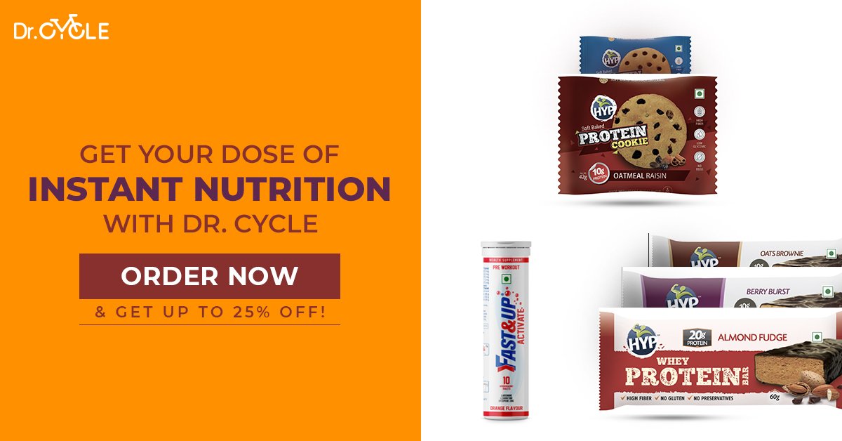 DrCycleIndia's tweet photo. Nutrition that keeps you going. Visit https://t.co/0brK6KHDhe to buy nutrition products @ unbelievable discounts!
#DrCycle #AmpUpYourRide #Cycle #Nutrition #EnergizeYourself #Refuel #Bikelife #Cyclinglife #EnergySupplements https://t.co/rCCUoyI0oh