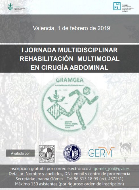 fihguv's tweet photo. El 1 de febrero I Jornada multidisciplinar rehabilitación multimodal en #cirugía abdominal https://t.co/mx1LC5bo0Q https://t.co/tGApWz8aay