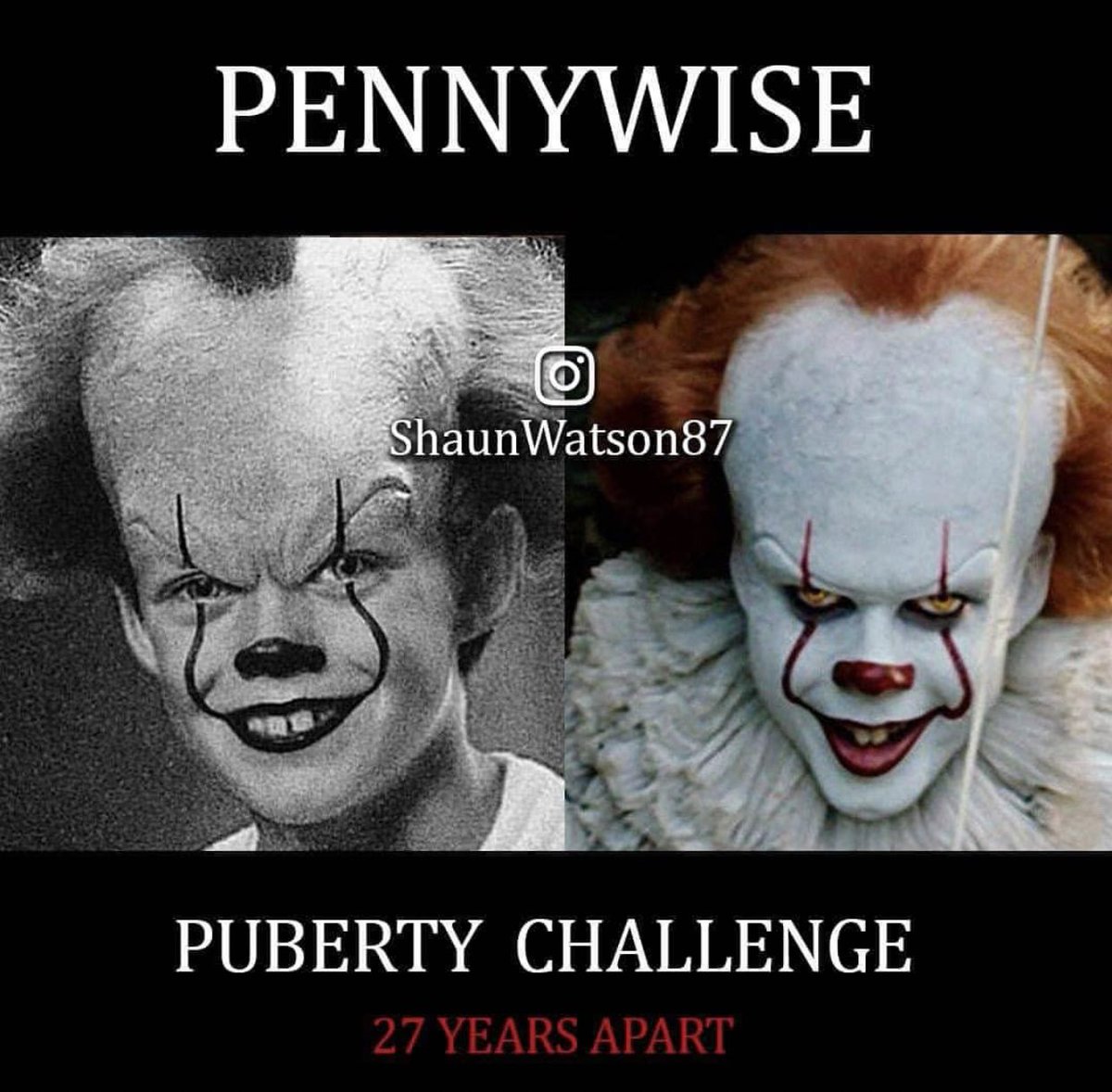 MrRobertGray's tweet image. Damn you, @shaunwatson87! How the hell did you get that photo?! 😳 😅

(Image credit to @shaunwatson87) 
#PennywiseLives #PennywiseTweets #PubertyChallenge #IT #ITChapterTwo #ITMovie