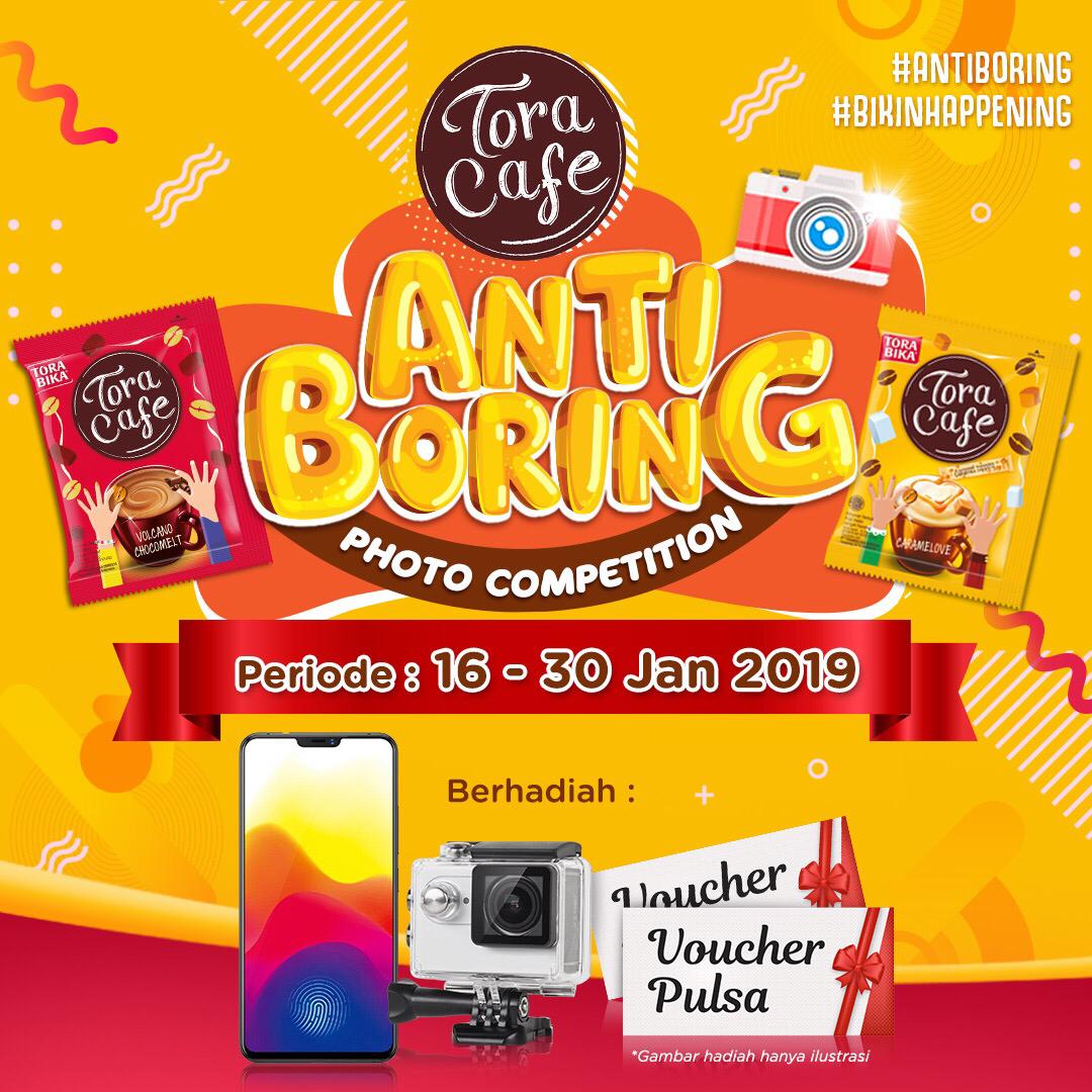 toracafe_id's tweet photo. Hallo, Gengs!
Lagi boring dan bingung mau ngapain? Yuk, ikutan #AntiBoringCompetition dengan ceritain momen anti boring kamu bareng Toracafe! Akan ada hadiah-hadiah seru yang bisa kamu menangin loh!
#AntiBoring #BikinHappening https://t.co/AmwcdIAL1b