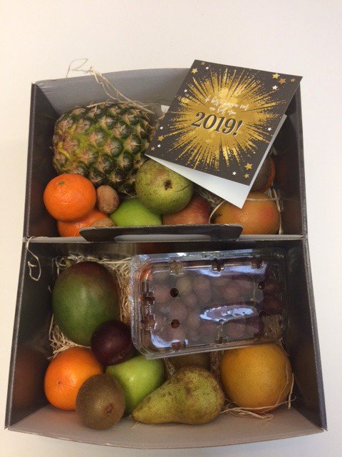 Wat een leuke fruitmand hebben wij ontvangen van <a href="/ergooptima/">Ergo Optima</a> 
#hippefruitmand #gezond #fruit #samenwerking #bedankje