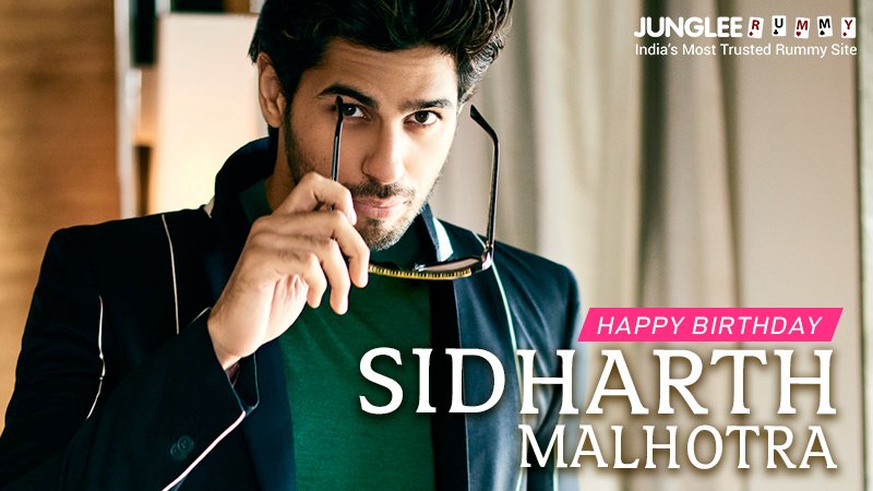 Here s wishing the handsome hunk Sidharth Malhotra a very happy birthday. 