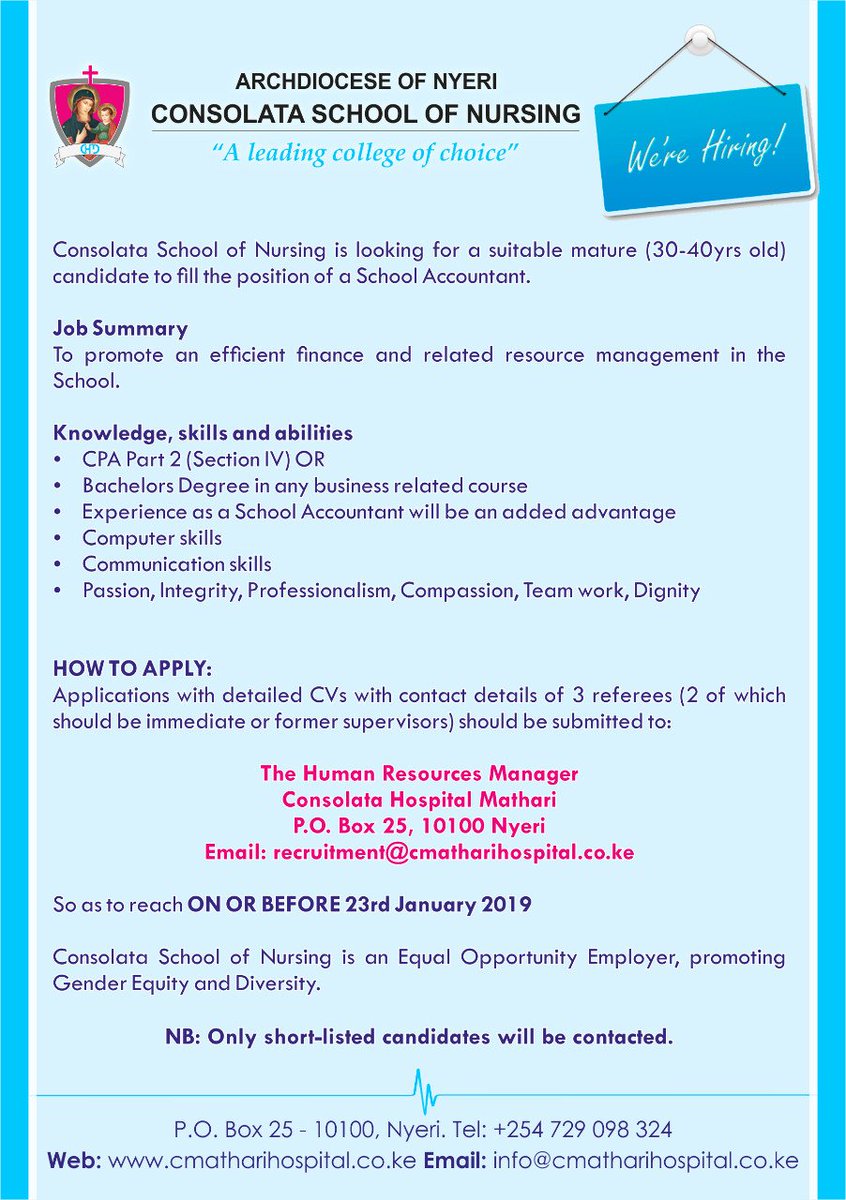 caknowgu's tweet photo. #weAreHiring @matharihospital #passItOver https://t.co/8kA2h6KiD4