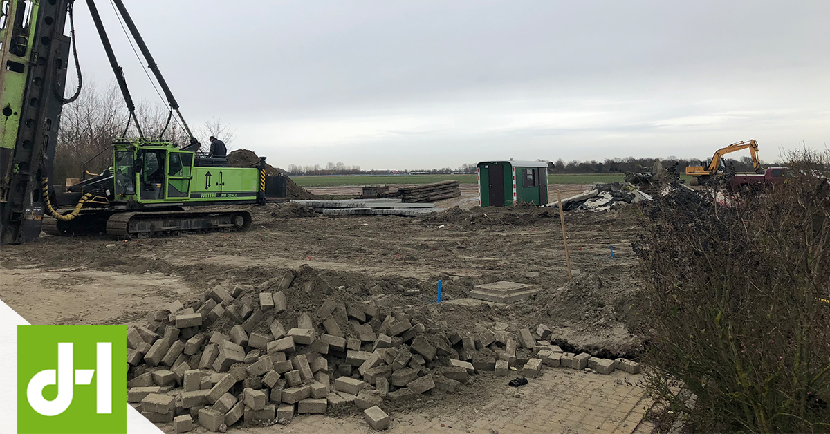 Start heiwerkzaamheden sanitair gebouw Strandpark De Zeeuwse Kust.