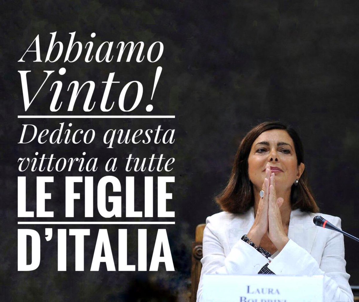 lauraboldrini's tweet photo. Buongiorno, volevo ringraziarvi di cuore per le telefonate e i tanti messaggi di sostegno dopo la sentenza che ha condannato Matteo #Camiciottoli, il sindaco leghista che mi aveva augurato lo stupro.

Abbiamo vinto, insieme! https://t.co/YeIM2m0O2c