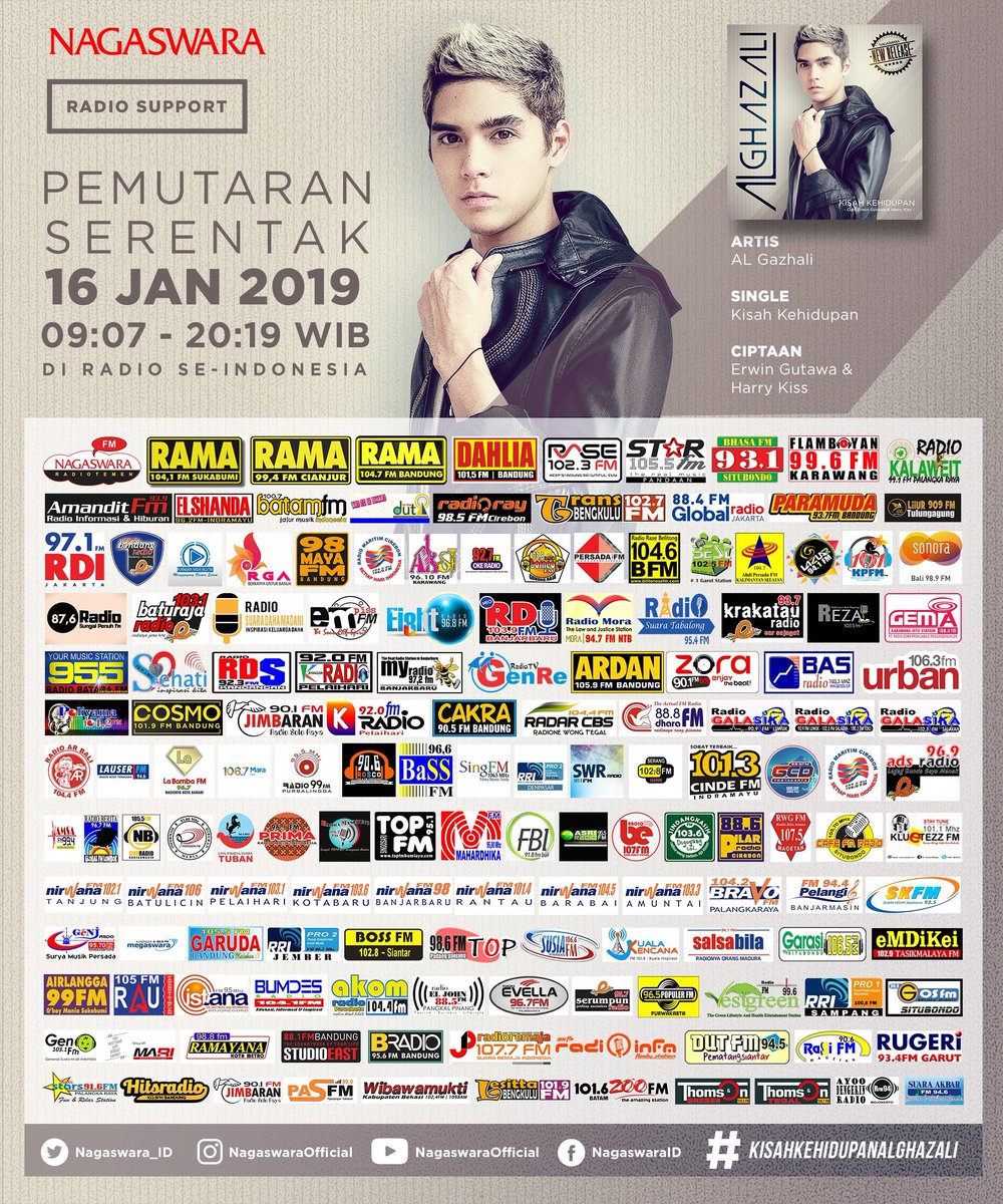 AL Ghazali kembali merelease lagu terbaru yang berjudul “Kisah Kehidupan” Ciptaan Erwin Gutawa &amp; Harry Kiss <a href="/NAGASWARA_ID/">NAGASWARA Music</a> <a href="/AlKohler7/">Al Ghazali Köhler</a> #KisahKehidupanALGhazali @noeiayabie @ekhothea